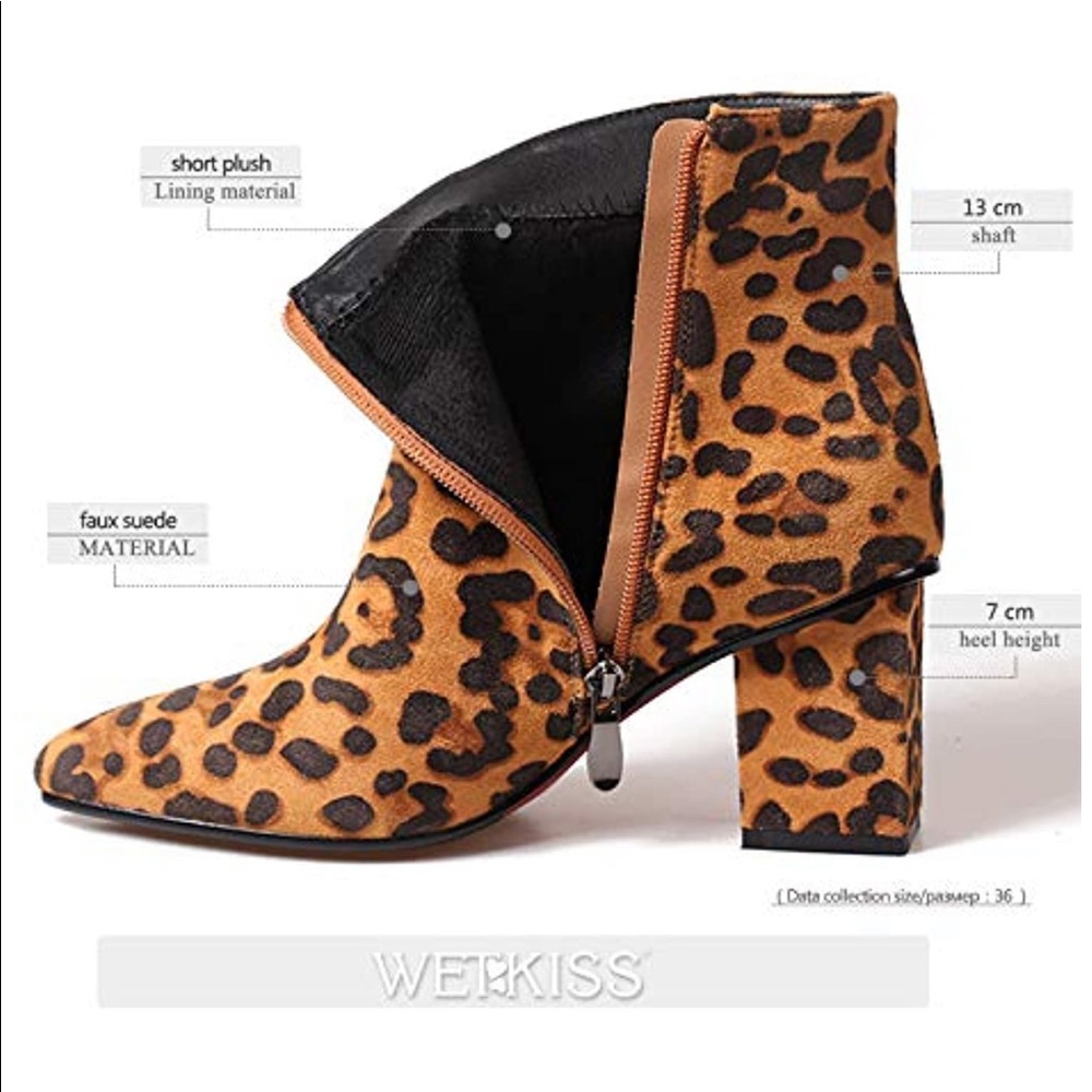 Cheetah Booties - Picture 2 of 4